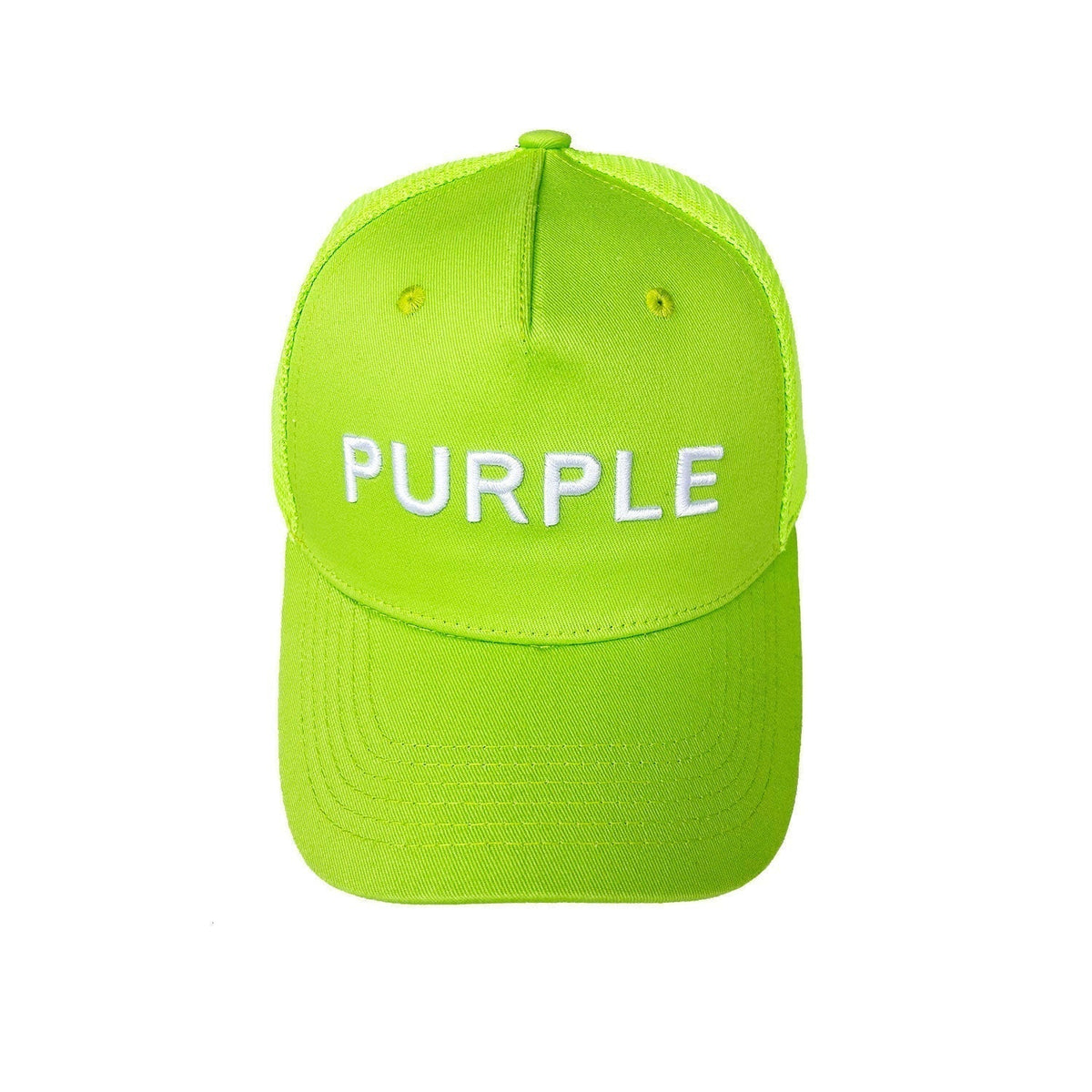 Purple Hat  Mesh Stitching Embroidery PB003#