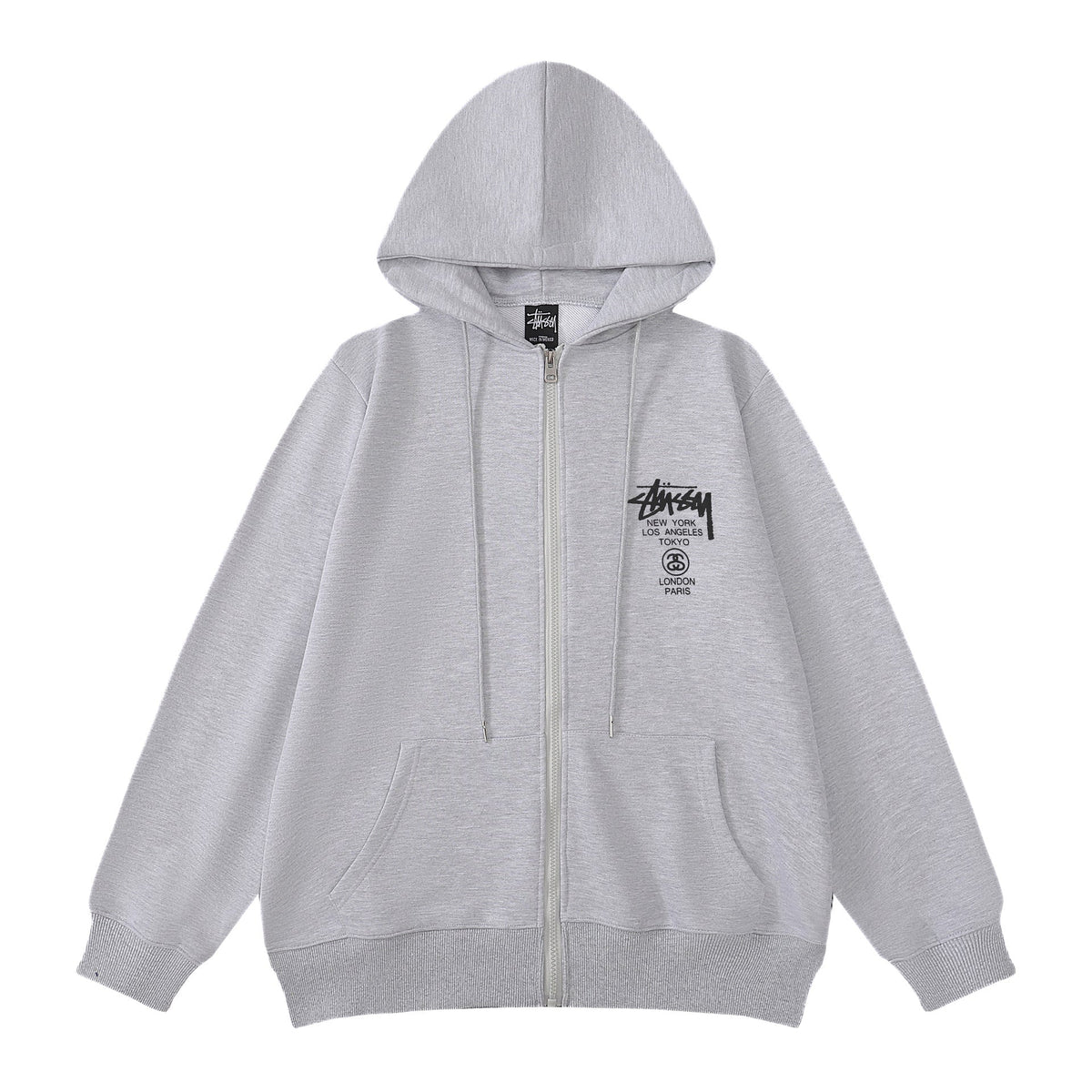 Stussy Hoodie Zip-Up Cardigan Classic Hooded Sweater