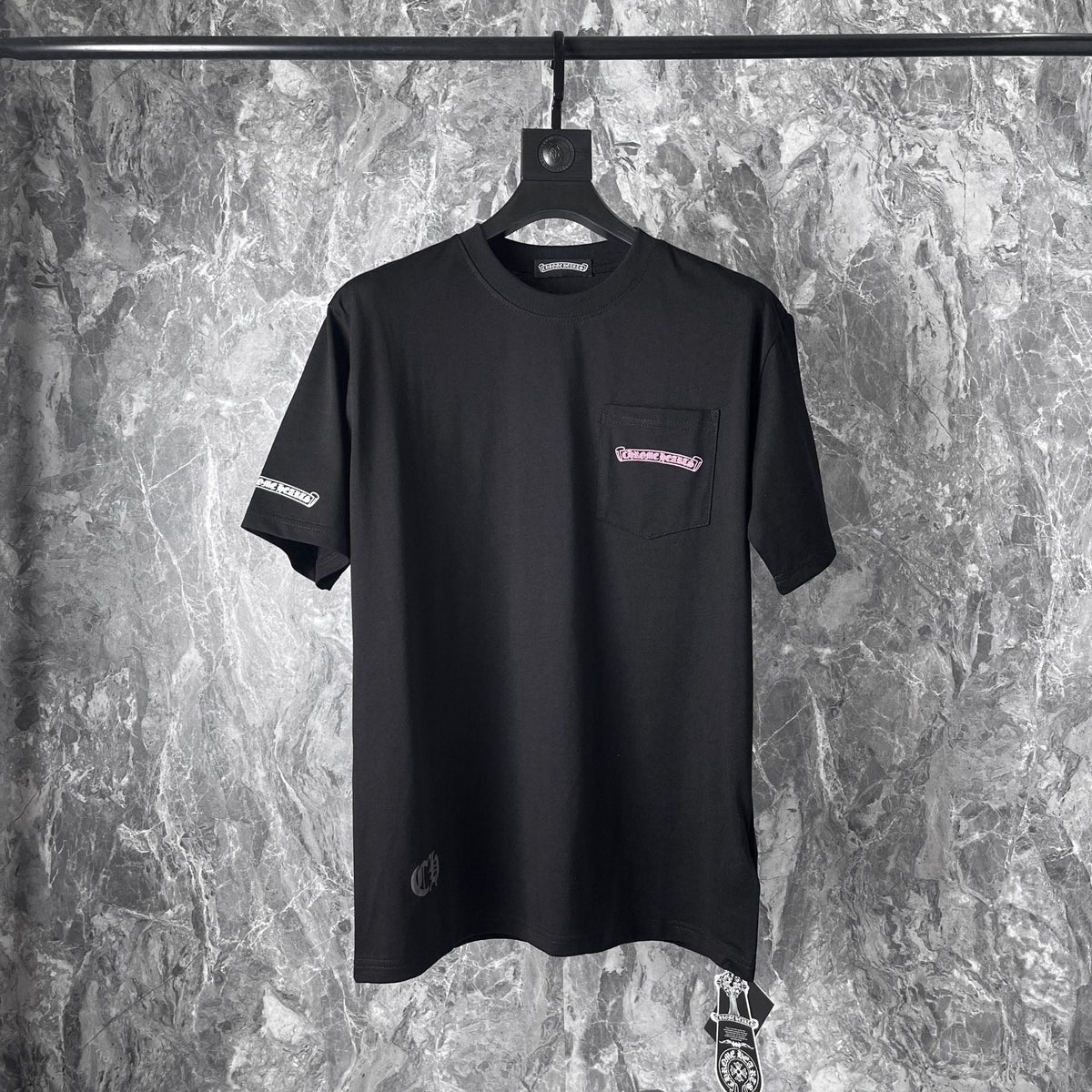 Chrome Heart T Shirts Cross Printed Cotton Casual T-Shirt Couple Short Sleeve